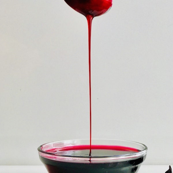 Hibiscus flower syrup