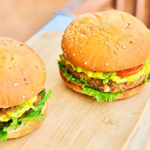 A Bambara Bean Burger