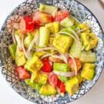 Tomato Avocado Cucumber Salad