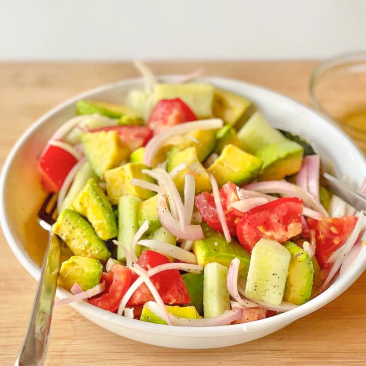 tomato avocado salad